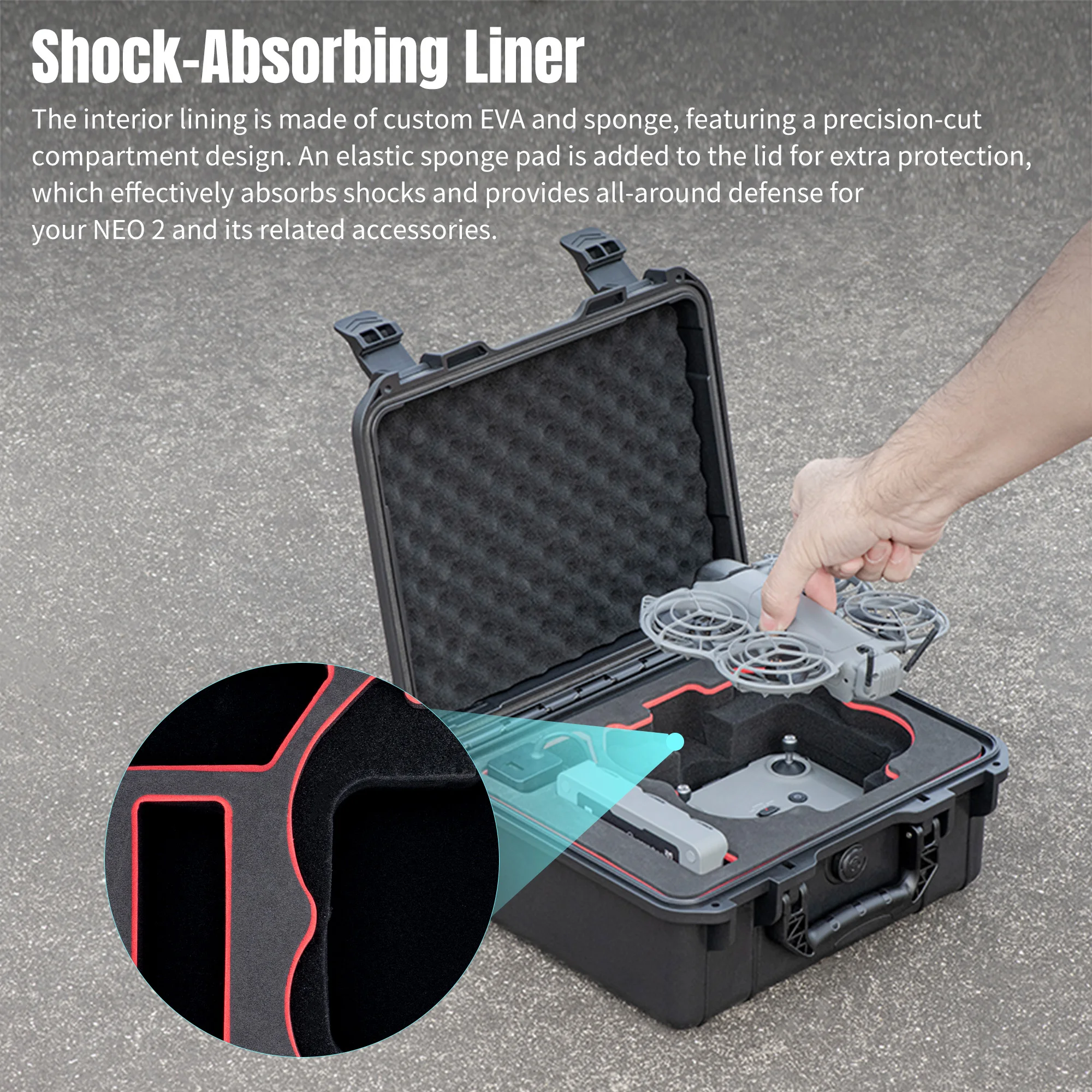 For DJI Neo 2 Portable Storage - огляд і ціна Drone Hard Shell Case